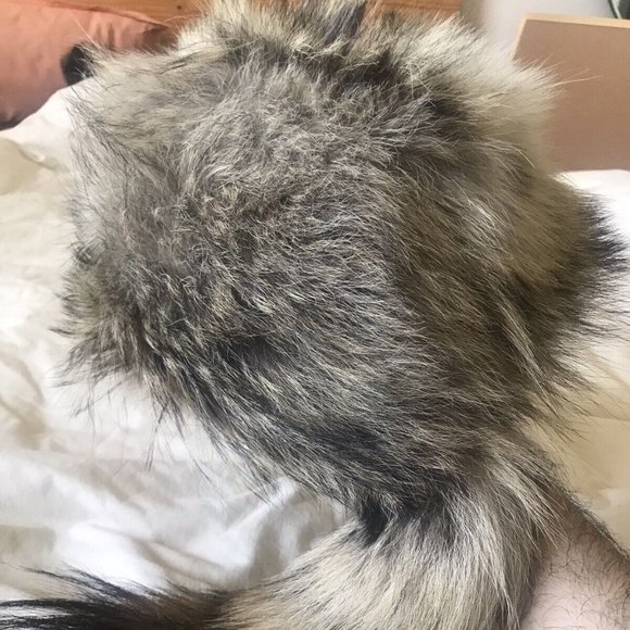 Genuine Vintage Fur Hat, Small Size, Davy Crocket Style, Excellent Condition - Picture 1 of 5